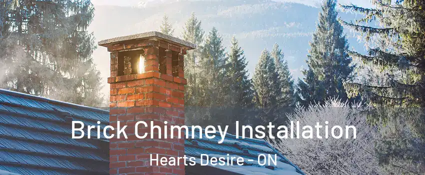  Brick Chimney Installation Hearts Desire - ON