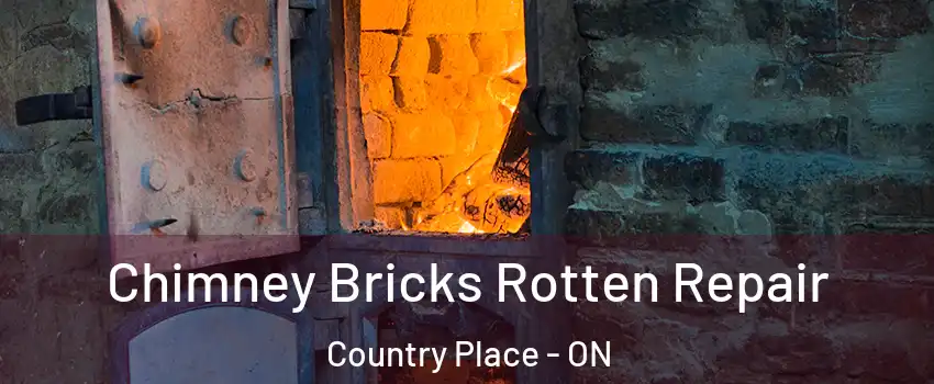 Chimney Bricks Rotten Repair Country Place - ON