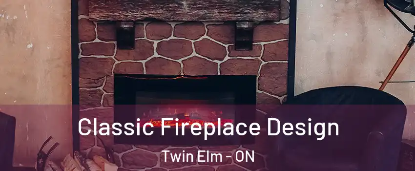  Classic Fireplace Design Twin Elm - ON