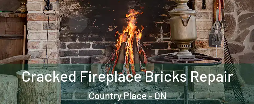 Cracked Fireplace Bricks Repair Country Place - ON