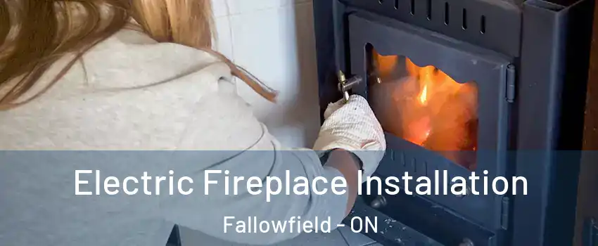  Electric Fireplace Installation Fallowfield - ON