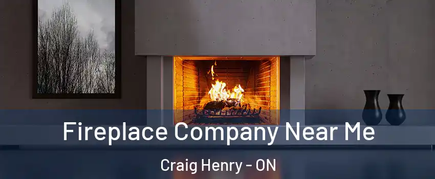  Fireplace Company Near Me Craig Henry - ON
