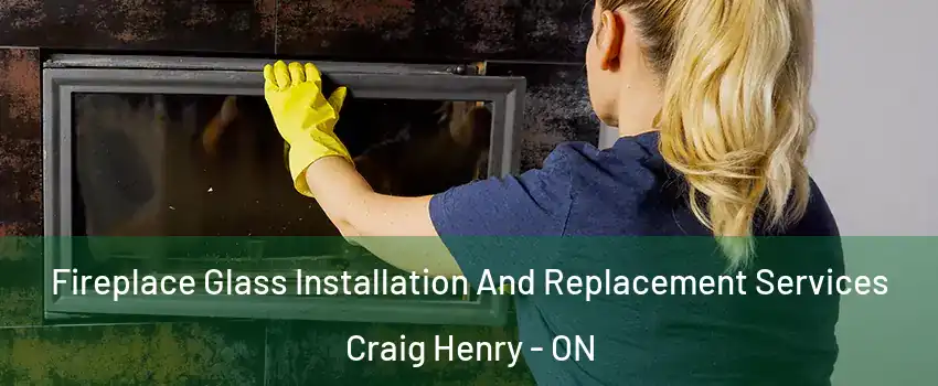  Fireplace Glass Installation And Replacement Services Craig Henry - ON
