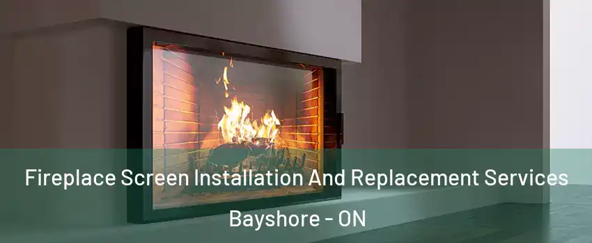  Fireplace Screen Installation And Replacement Services Bayshore - ON