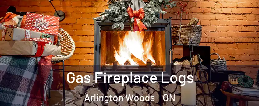 Gas Fireplace Logs Arlington Woods - ON