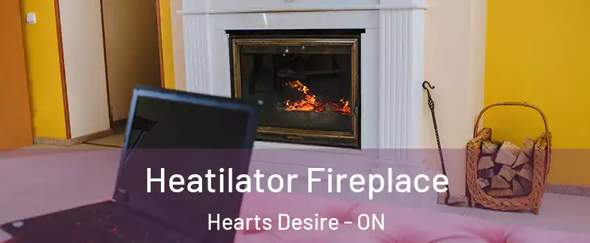  Heatilator Fireplace Hearts Desire - ON