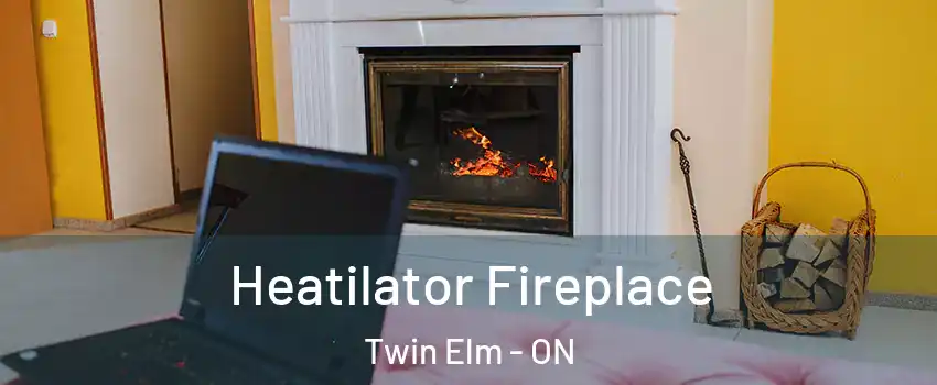  Heatilator Fireplace Twin Elm - ON