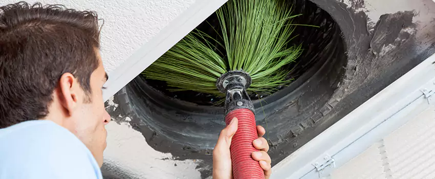 Clogged Air Duct Cleaning Process in Shirleys Bay, ON