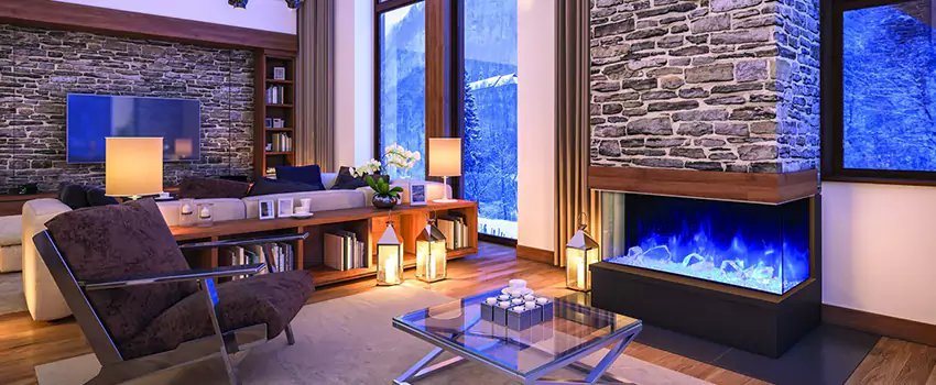 Dynamic Flame Color Fireplace Installation in Barrhaven, ON