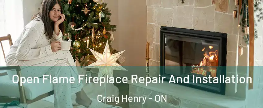  Open Flame Fireplace Repair And Installation Craig Henry - ON