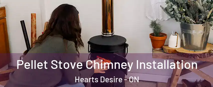  Pellet Stove Chimney Installation Hearts Desire - ON