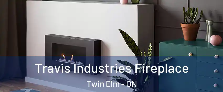  Travis Industries Fireplace Twin Elm - ON